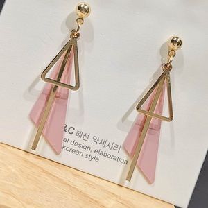 Triangle Drop Earrings